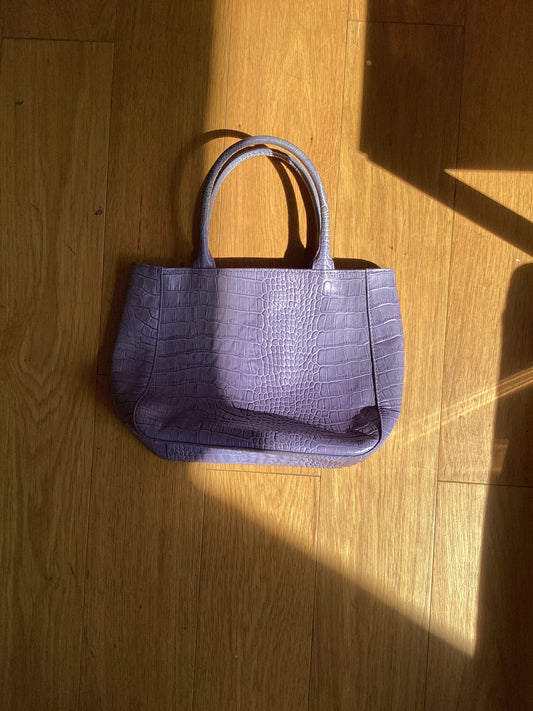 90’s Lavender Leather Express Purse