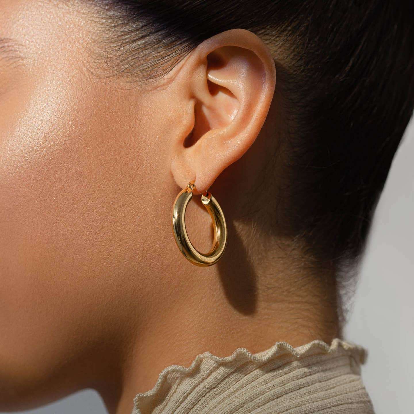 Classic Gold Hoop Earrings