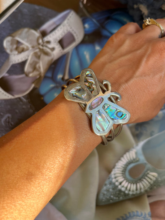 Mother of Pearl Butterfly Bracleet