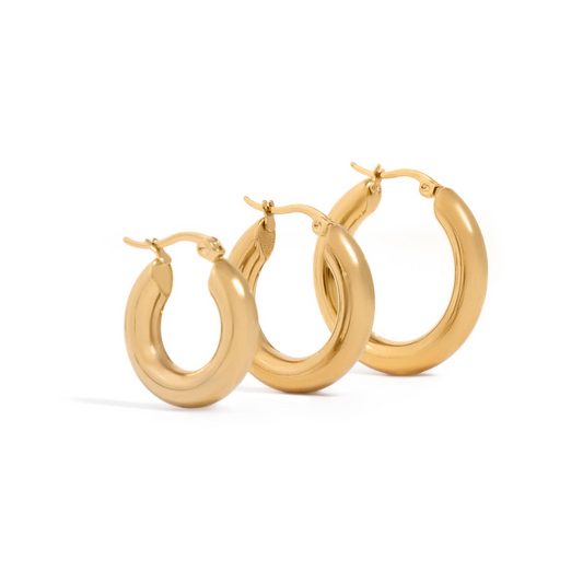 Classic Gold Hoop Earrings